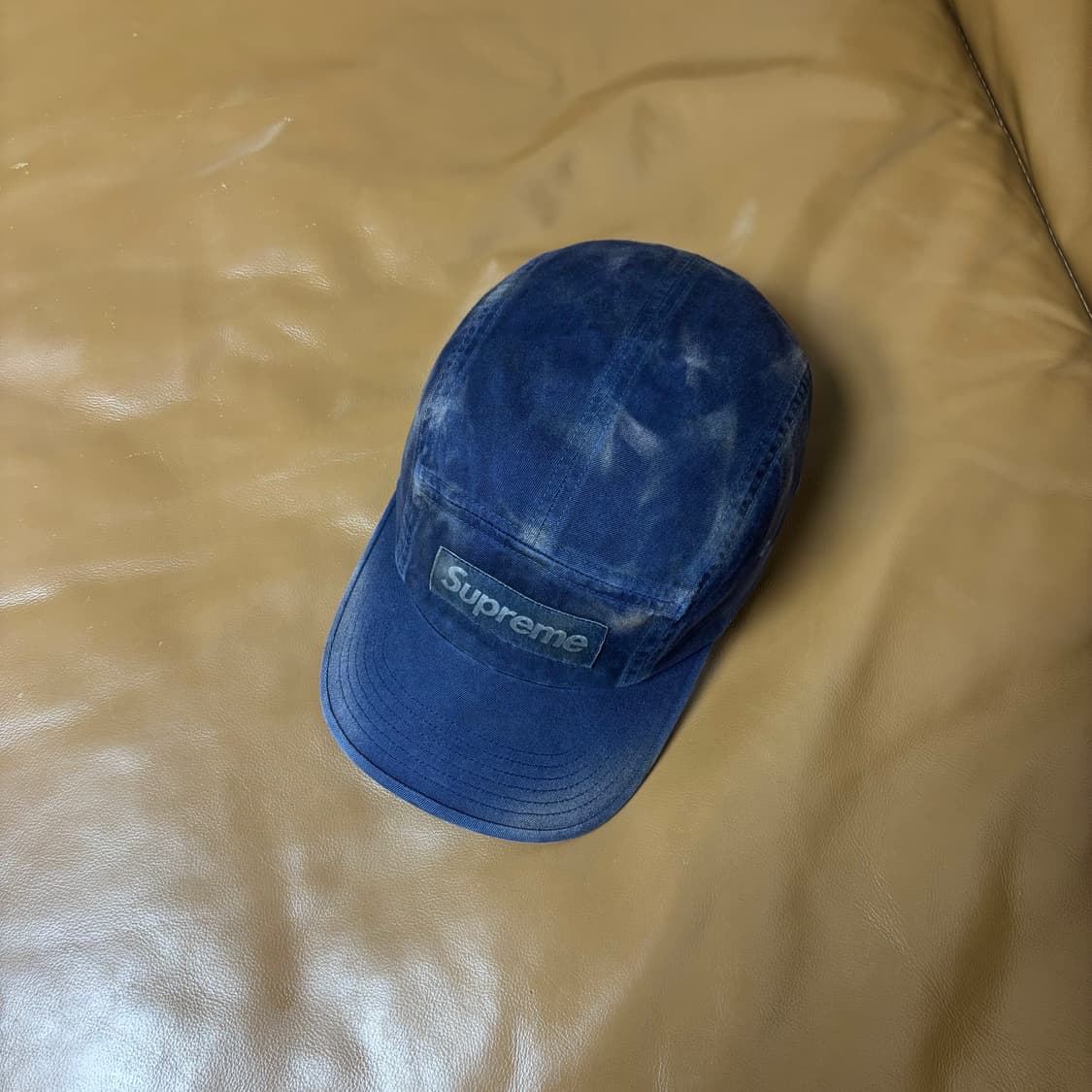 Supreme 슈프림 오버다이드 네이비 캠프캡 모자 (Overdyed) 상품이미지5