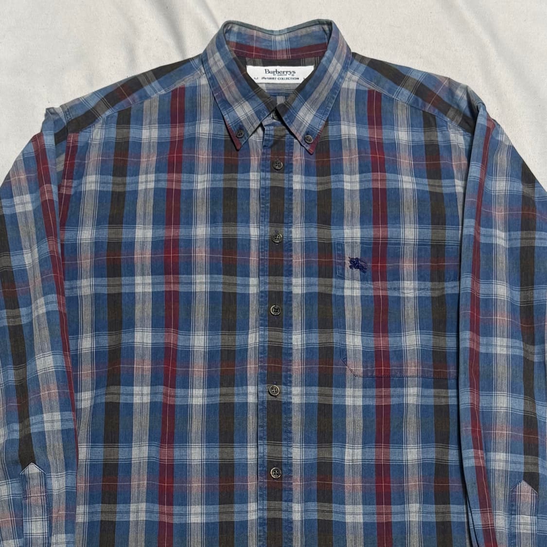 M 버버리 블루 노바체크 셔츠 상품이미지1