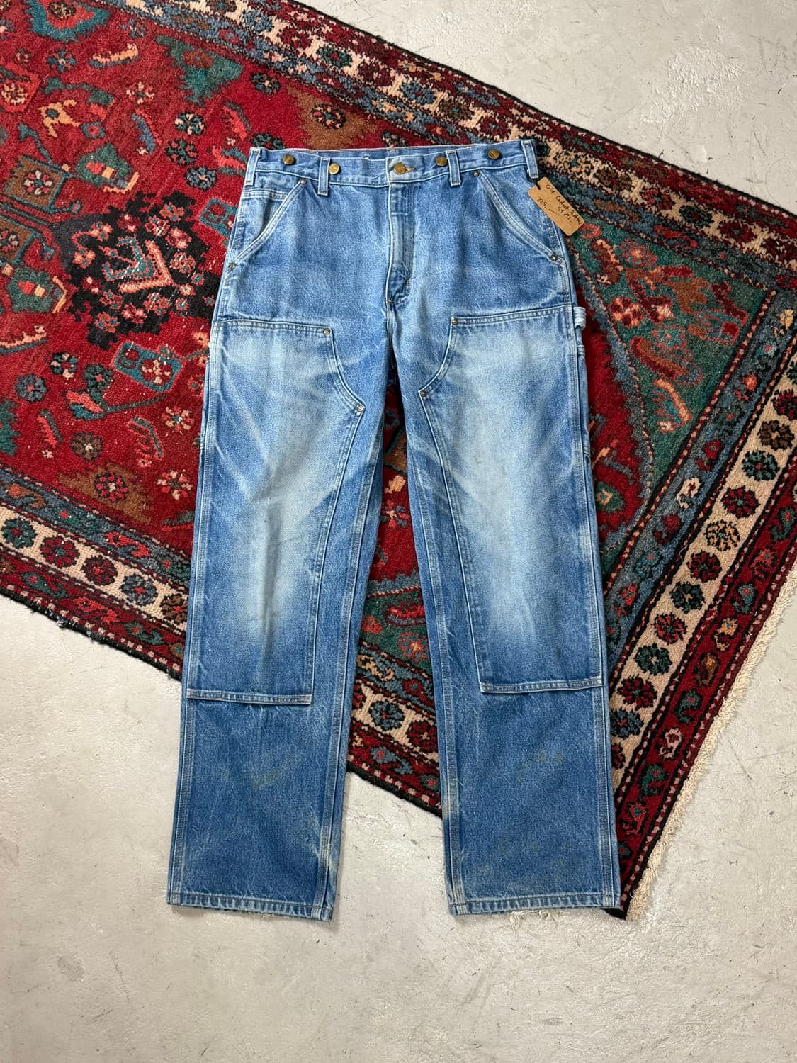 OG 칼하트 데님 더블니 칼하트 워크팬츠 썩블니 상품이미지1