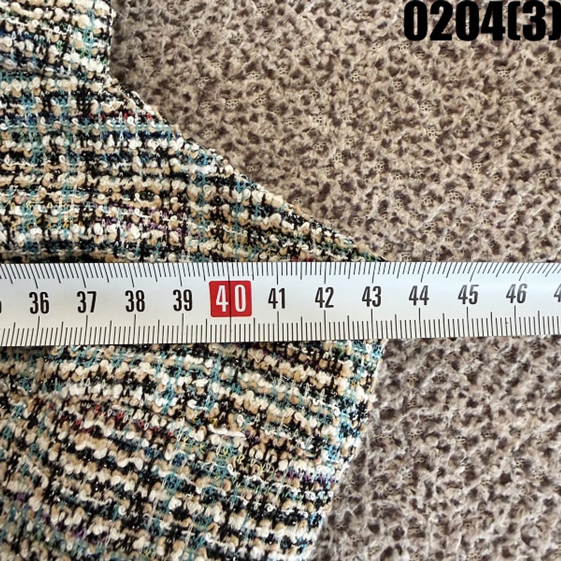 [M] 아델 여성 트위드 슬리브리스 플레어 탑 롱 원피스 0204(3) 상품이미지6