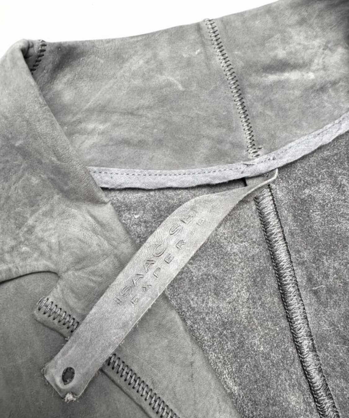 ISAAC SELLAM 아이작 셀럼 싱글재킷(레더-칼프 스킨)해외발송 상품이미지6