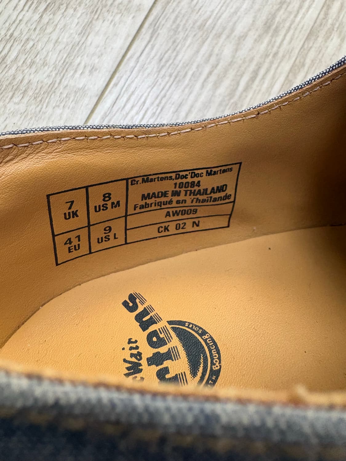 닥터마틴 3홀 데님 260 상품이미지7