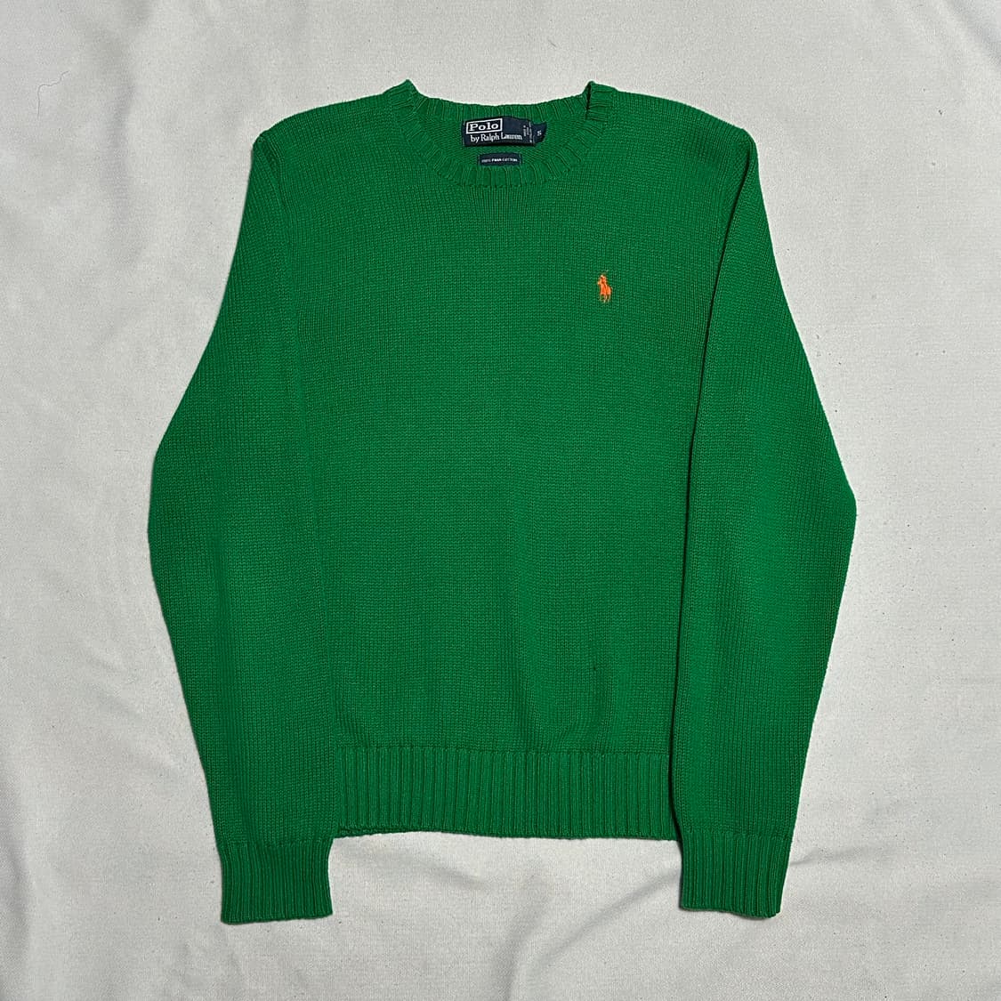 S 폴로랄프로렌 피마코튼 그린 니트 상품이미지2