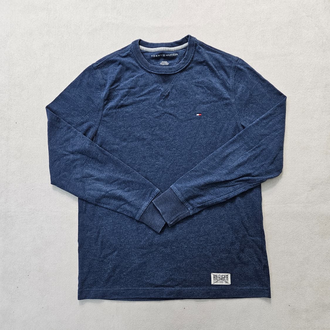 XS 타미힐피거 라운드넥 긴팔 티셔츠 0313 Y 상품이미지1