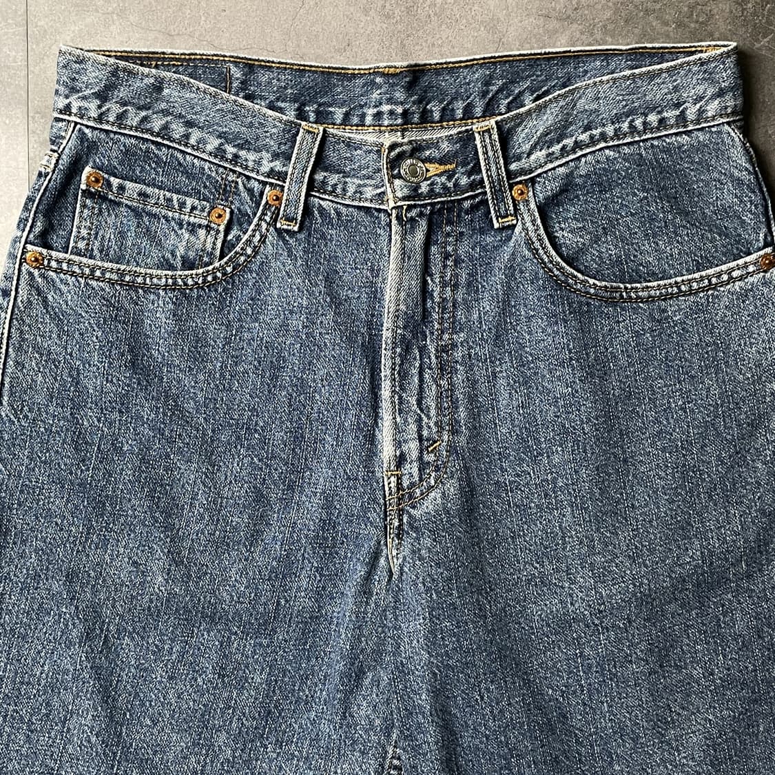 LEVI'S 00s 리바이스550 중청 데님 하프팬츠 A01171 상품이미지2