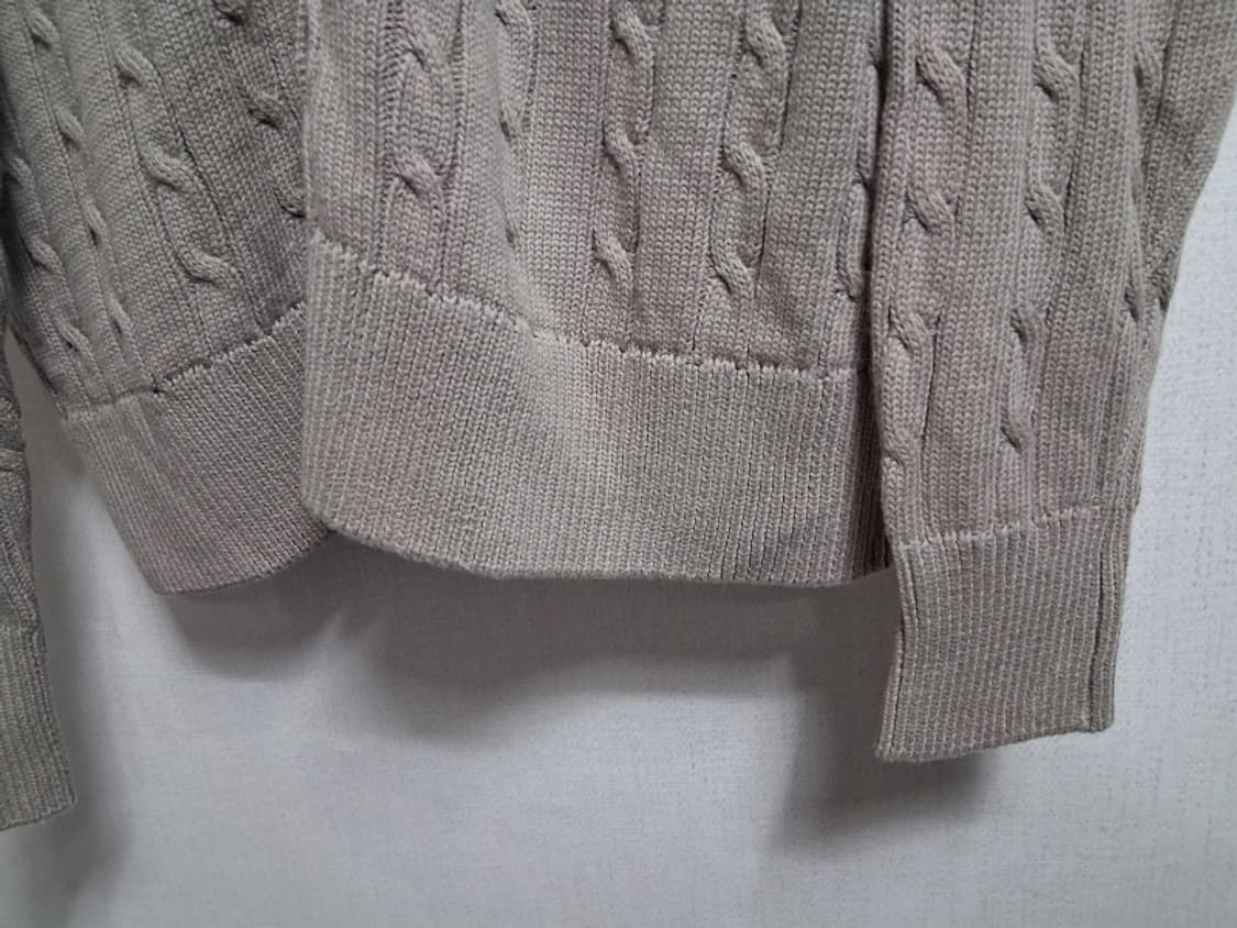 AMERICAN HOLIC 꽈배기 면니트가디건 루즈핏 여성 가오리 루즈핏 상품이미지5