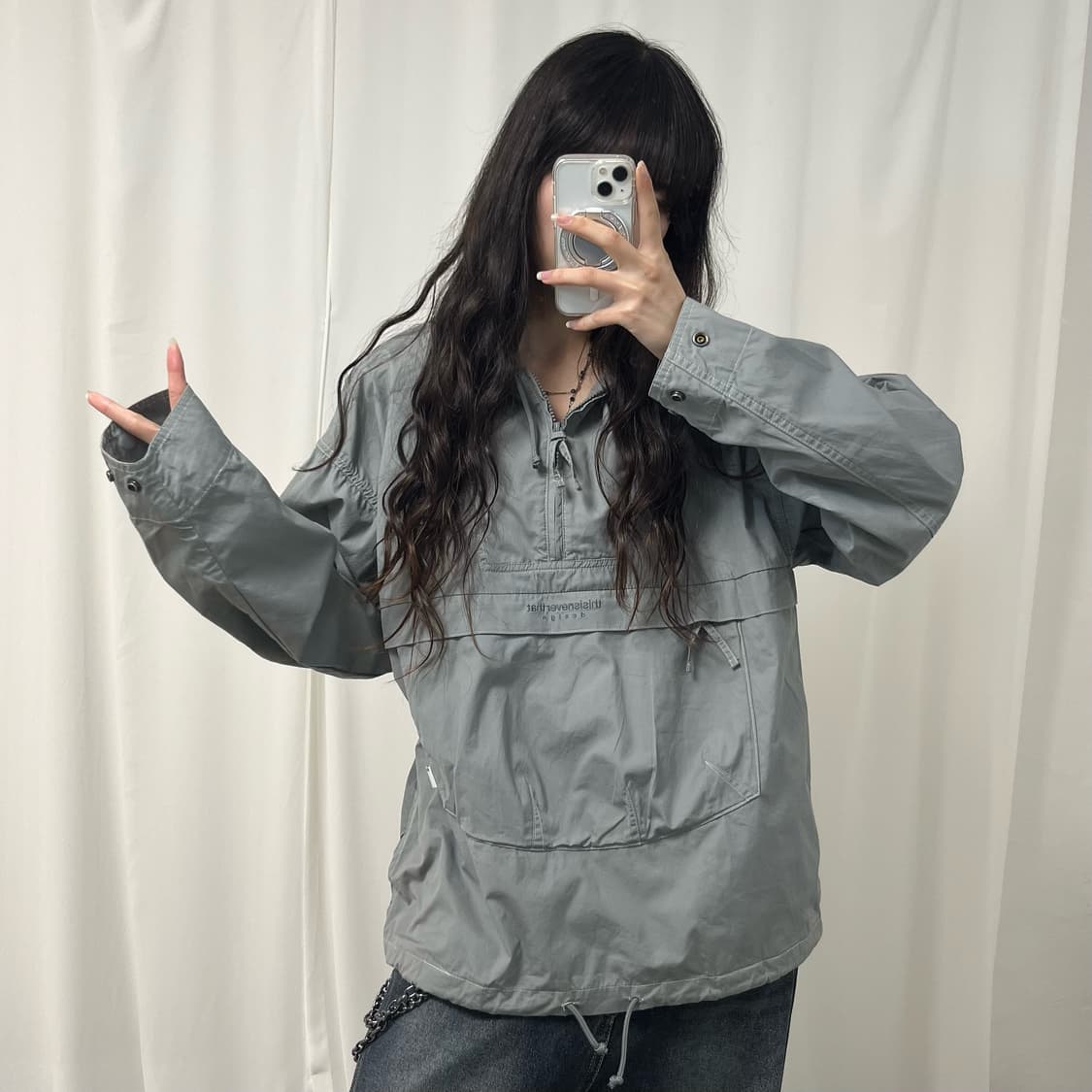 Thisisneverthat gray anorak 상품이미지2