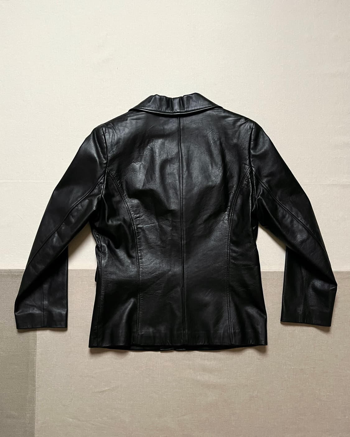 발망 쉽스킨 레더 블레이저 balmain sheep skin 자켓 상품이미지2