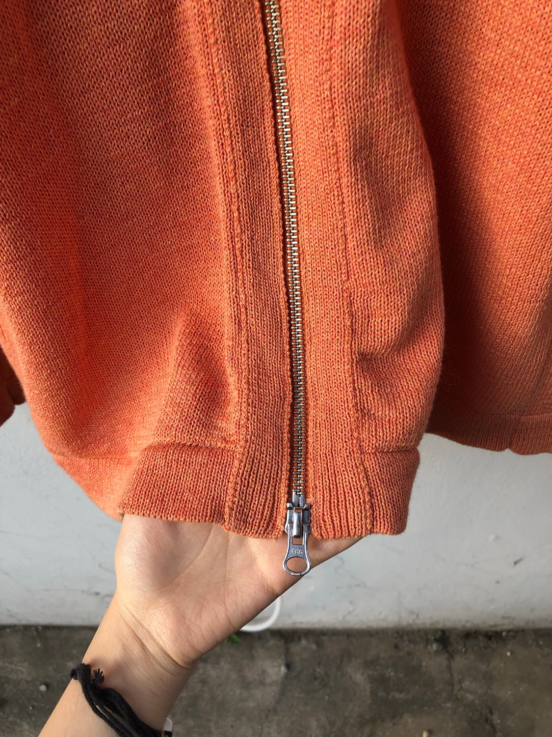 peach coral apricot zip 상품이미지3