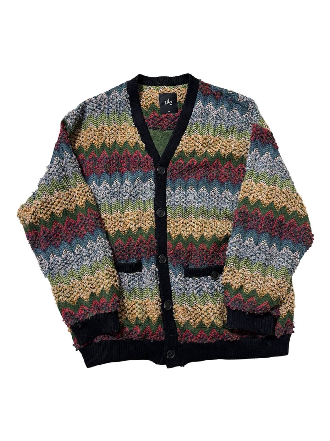 언티지 자카드 가디건  상품이미지1