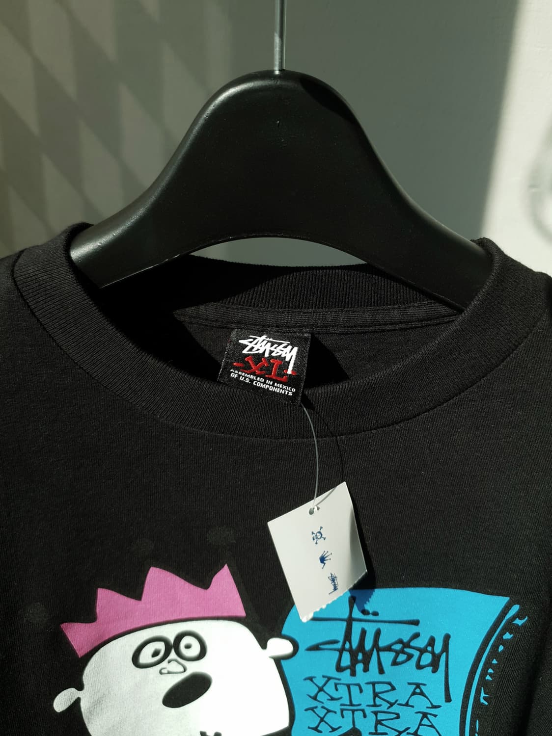 00, 90s STUSSY print tee 상품이미지4