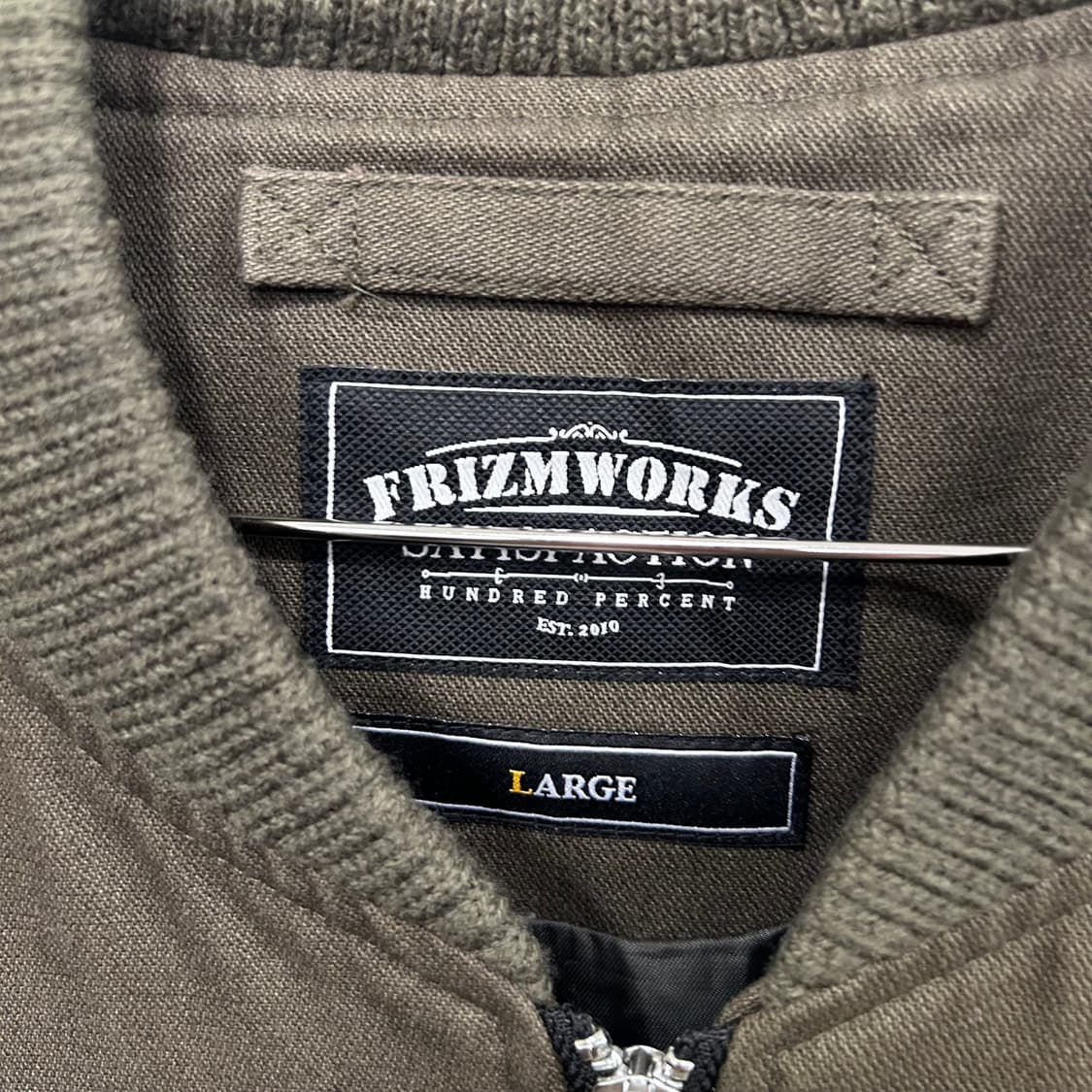 프리즘웍스 숄카라 캔버스 워크 봄버자켓 상품이미지3