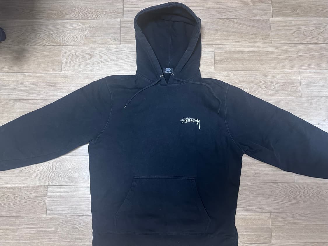 스투시 ITP 로즈 후드 블랙 XL 상품이미지1