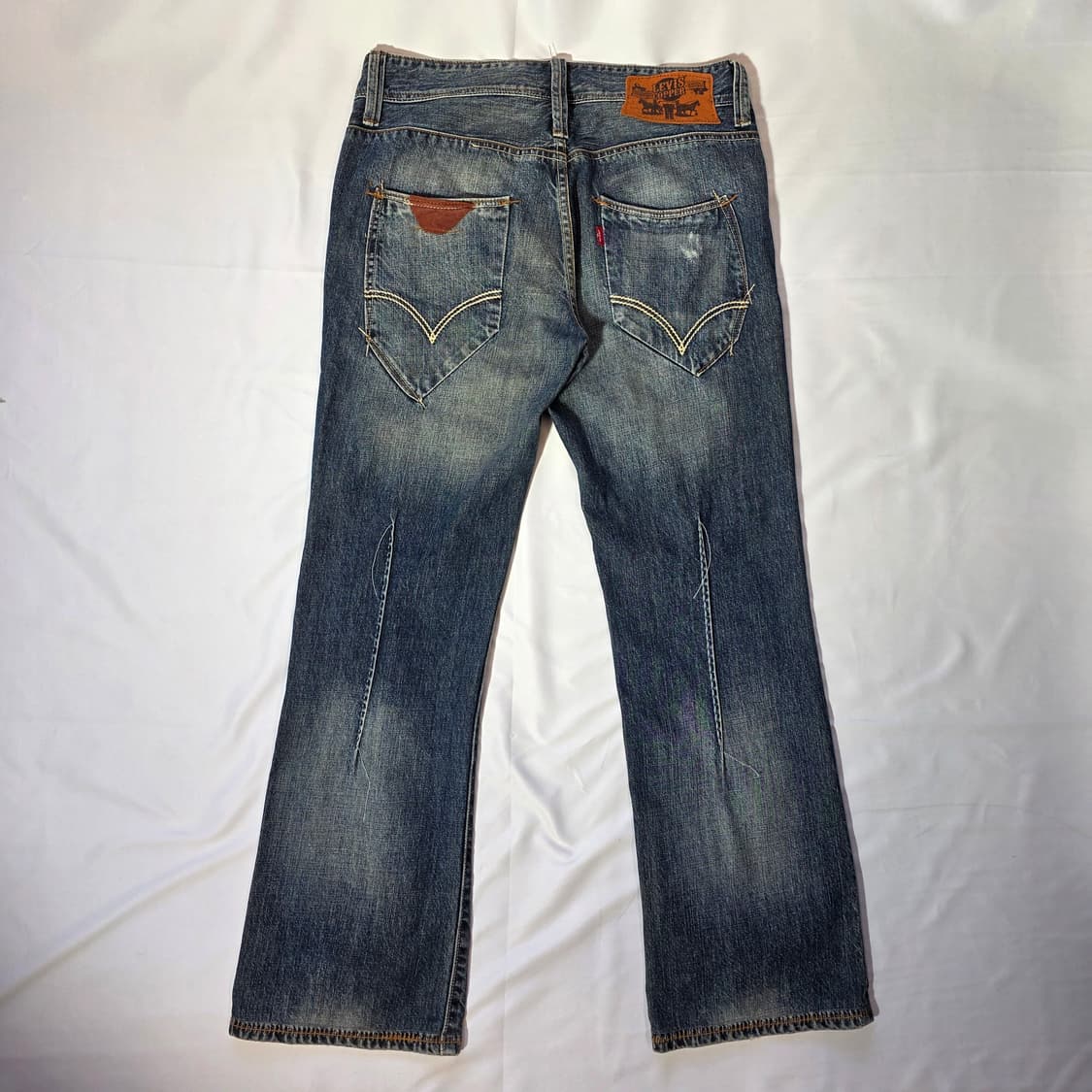 [W32L32]리바이스 Copper 웨스턴 세미 부츠컷 데님 팬츠 상품이미지5