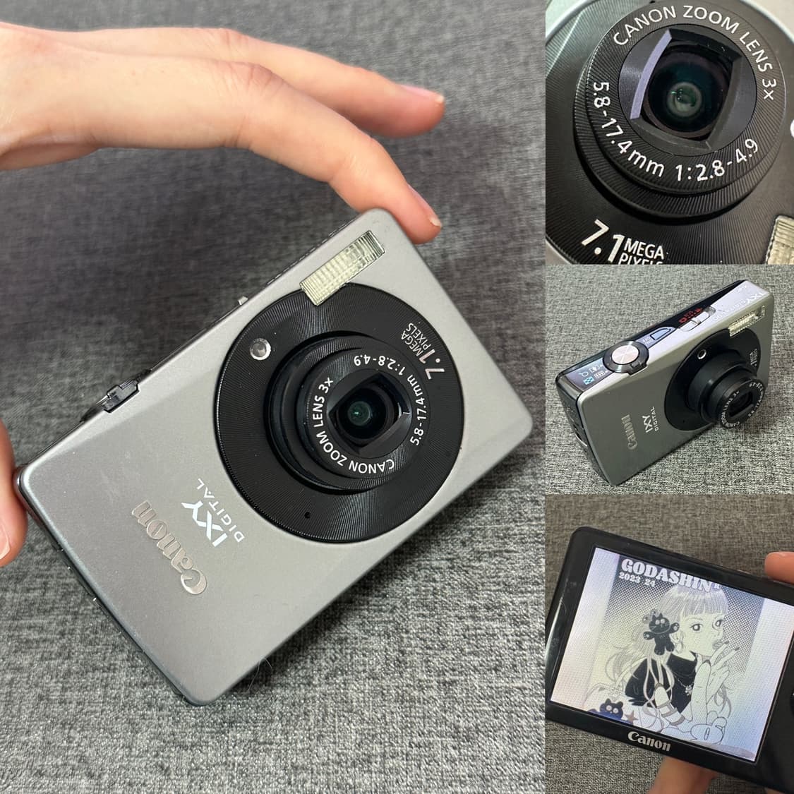 유우시디카🪽캐논  IXY 90 IXUS 익서스 75 쫀득색감 인물디카 상품이미지5