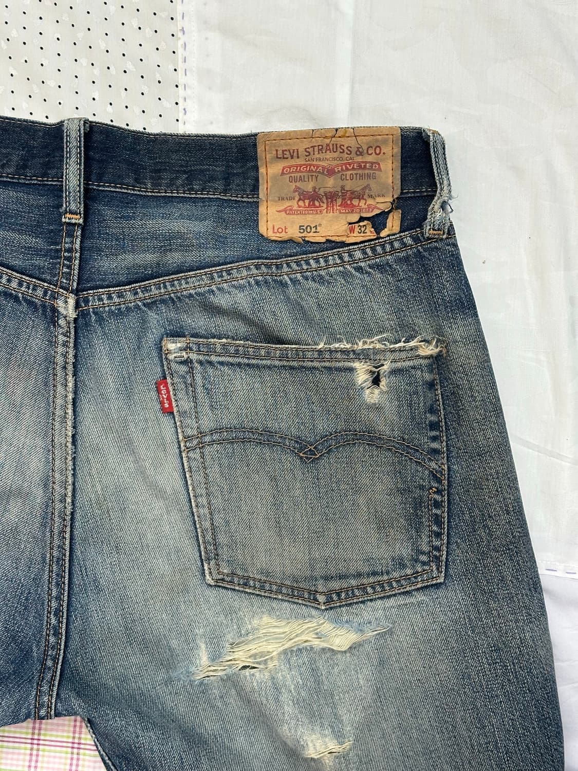 리바이스 501 데님 팬츠  상품이미지7