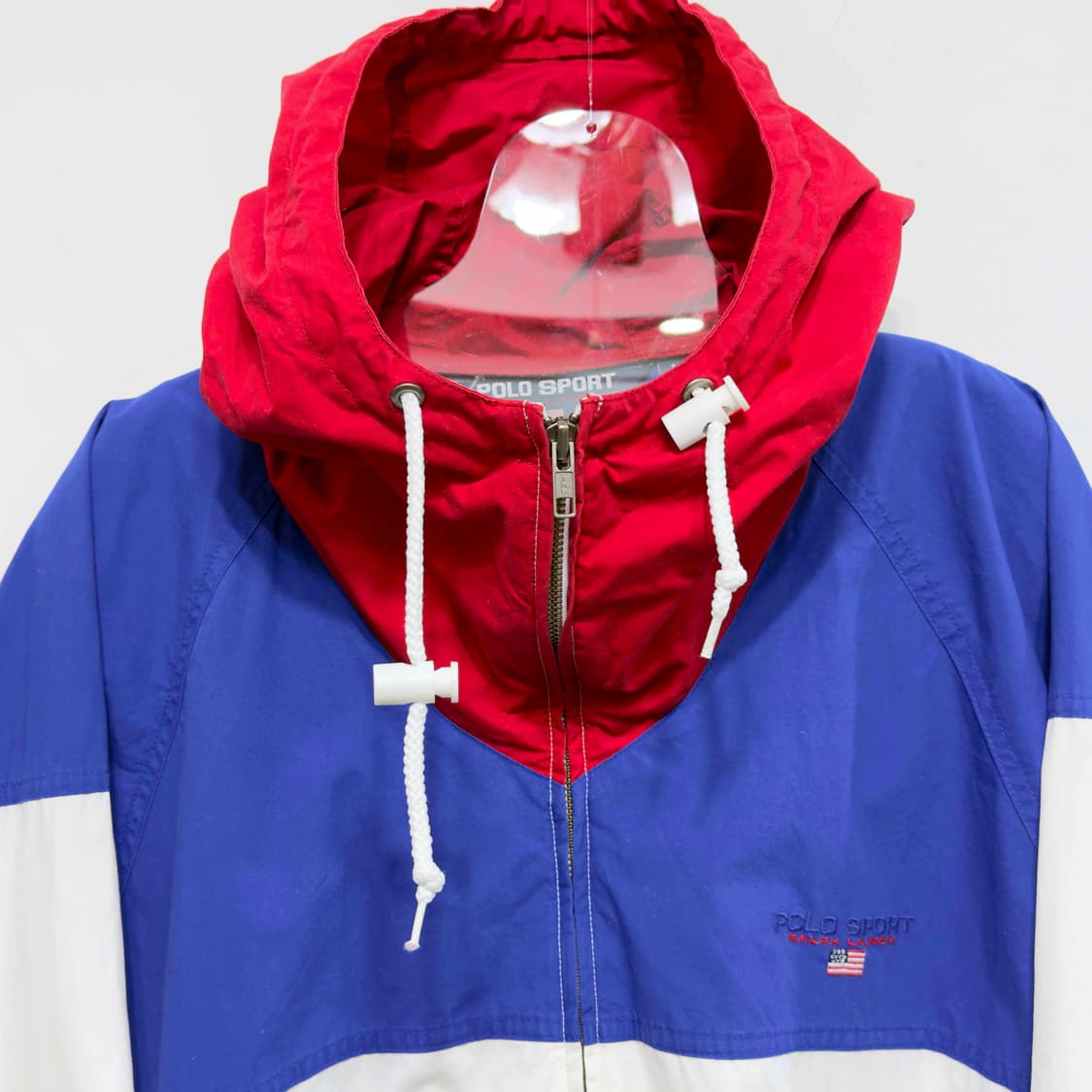 90s 폴로 스포츠 컬러블록 후드 자켓 상품이미지2