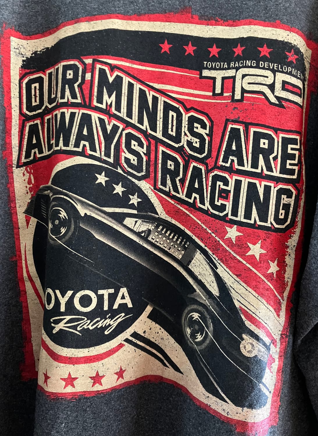 토요타 TOYOTA TRD 레이싱 프린팅 티셔츠 XXL 구제 빈티지 상품이미지1