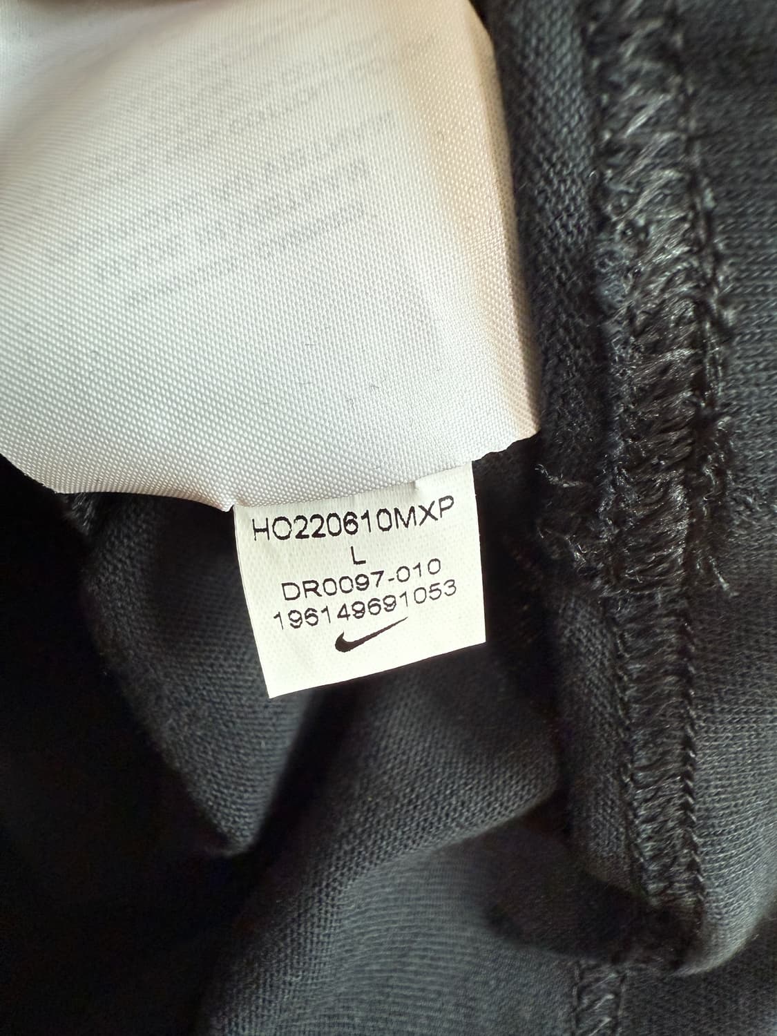 [L] 나이키 피스마이너스원 피마원 롱슬리브 긴팔 티셔츠 블랙 지디 상품이미지5