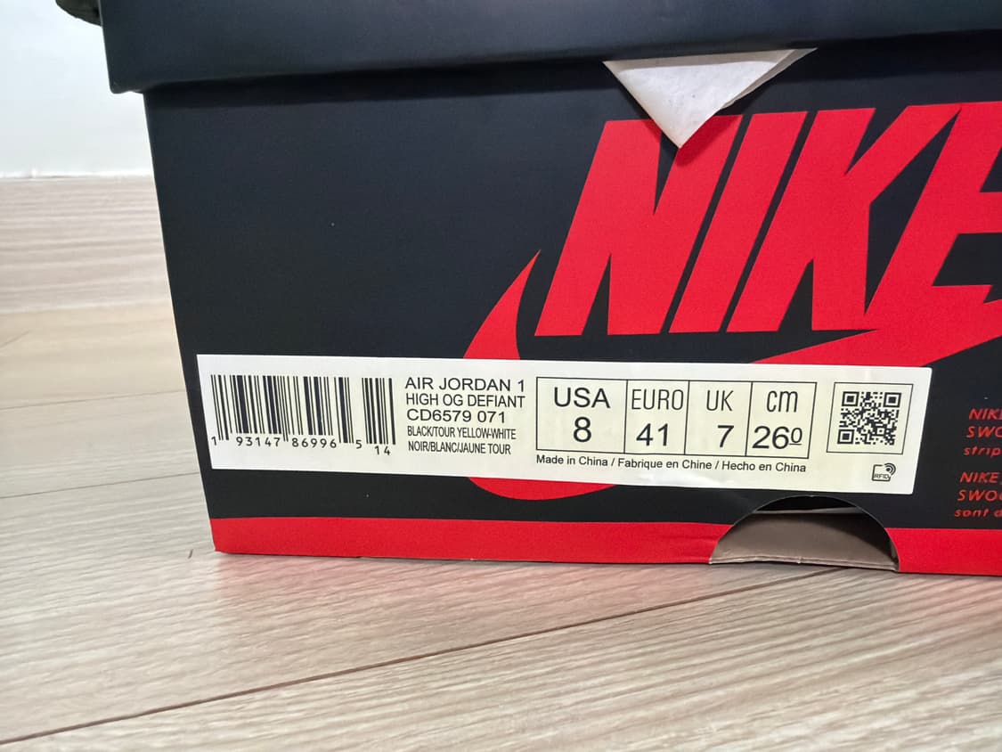 에어조던1 하이 og 디파이언트 상품이미지8