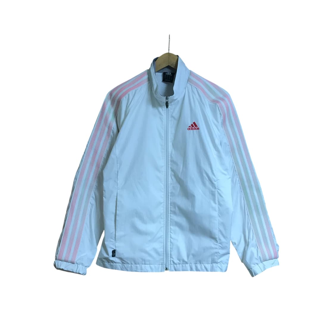 아디다스 흰색 유니크 사이드라인 바람막이 상품이미지2