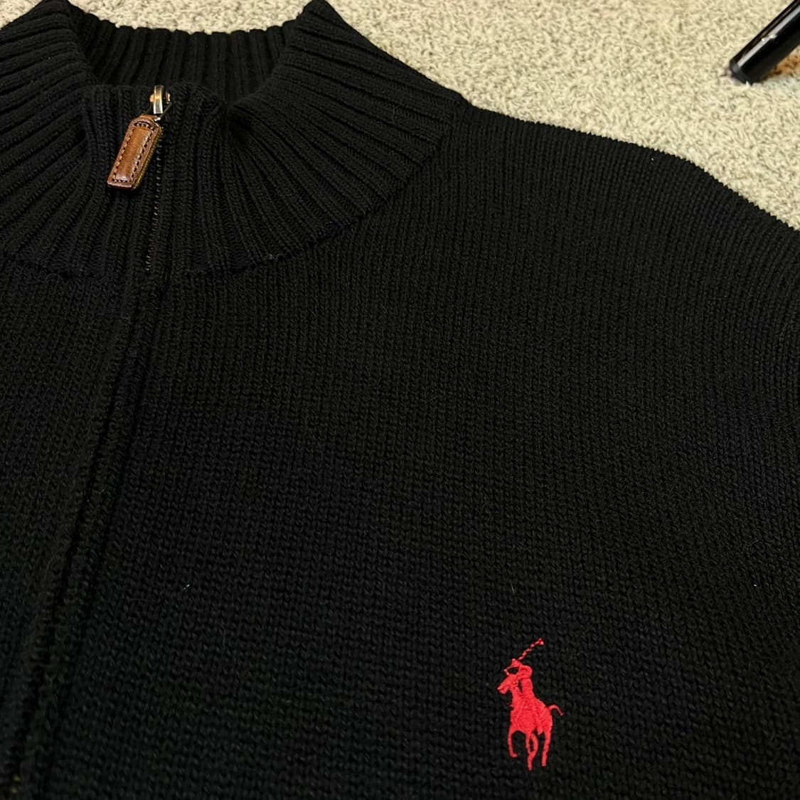 폴로 반집업 니트 상품이미지2