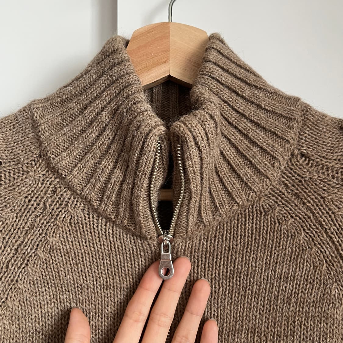 DUALVIEW Wool Mohair 2way zip-up 이태리제 상품이미지4