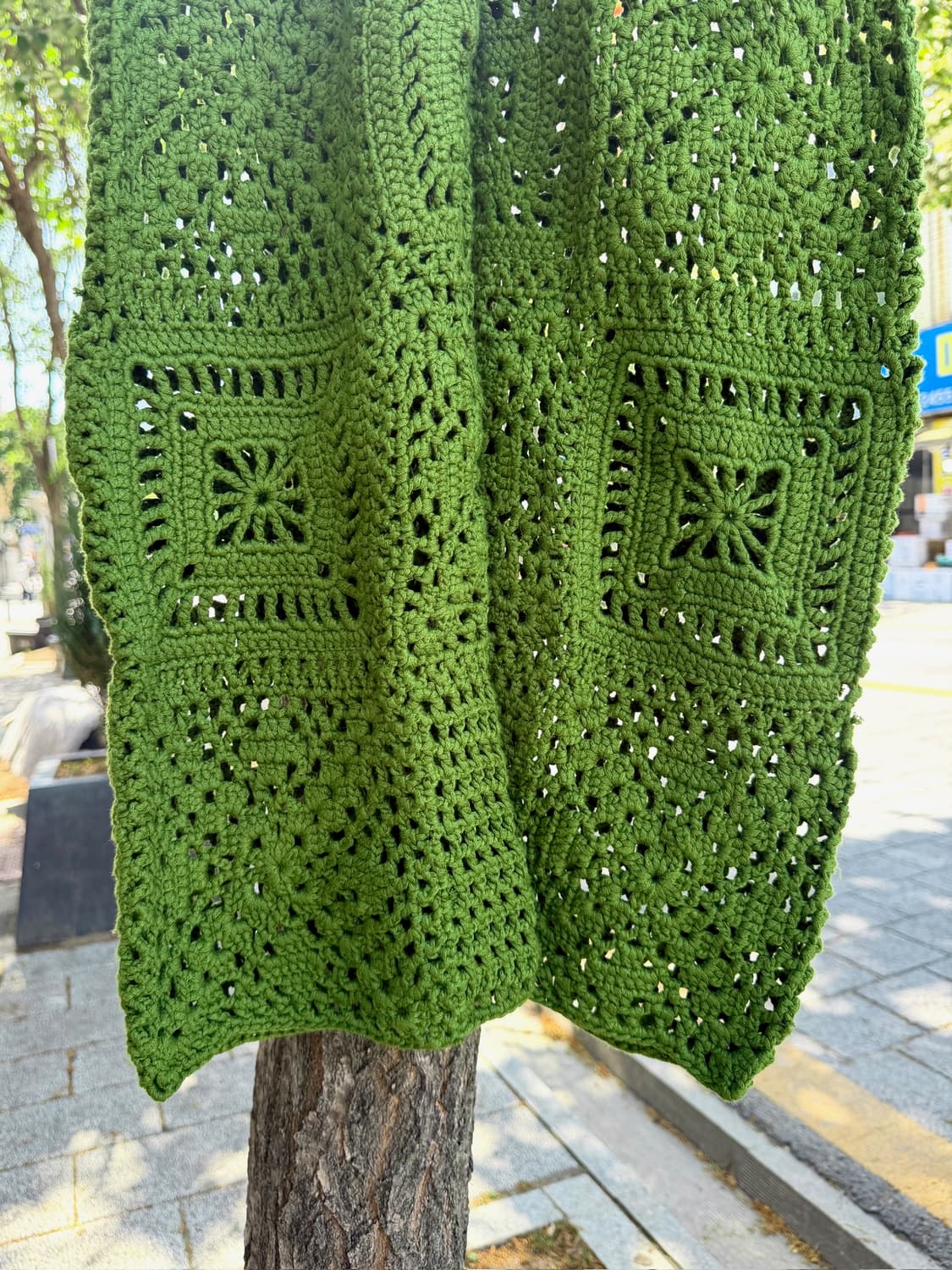 Moussy Green Knit Crochet Pants 상품이미지1