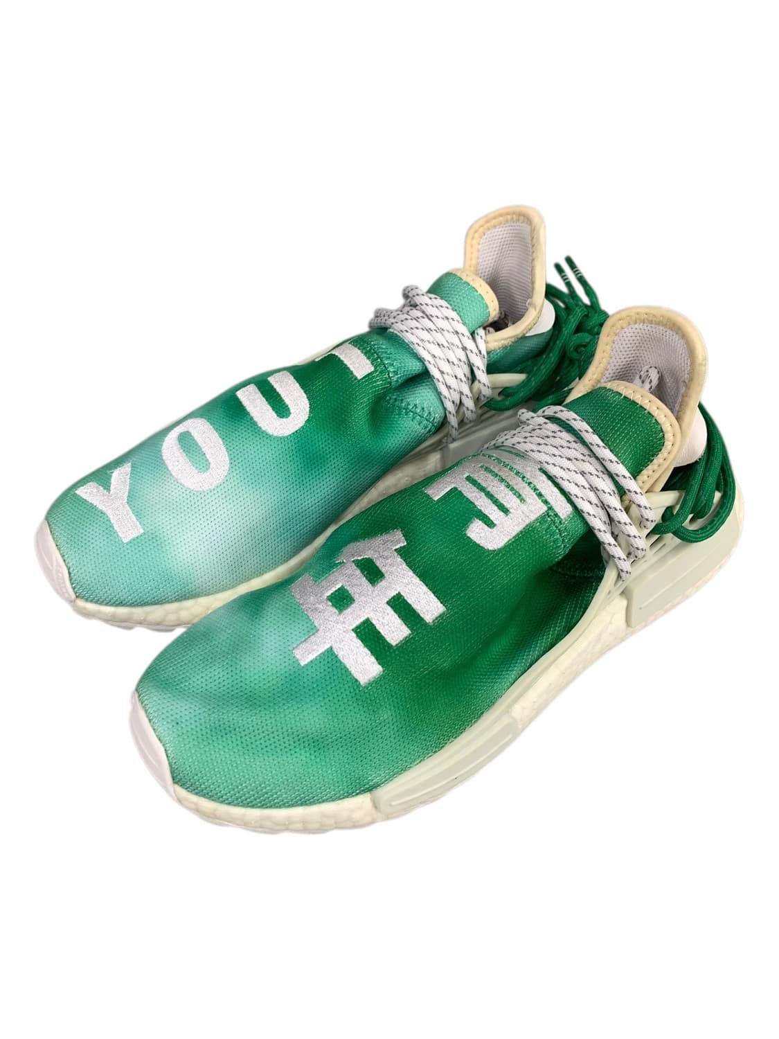 아디다스 x 퍼렐 윌리엄스 Hu NMD 차이나 팩 유스 그린 270 상품이미지5