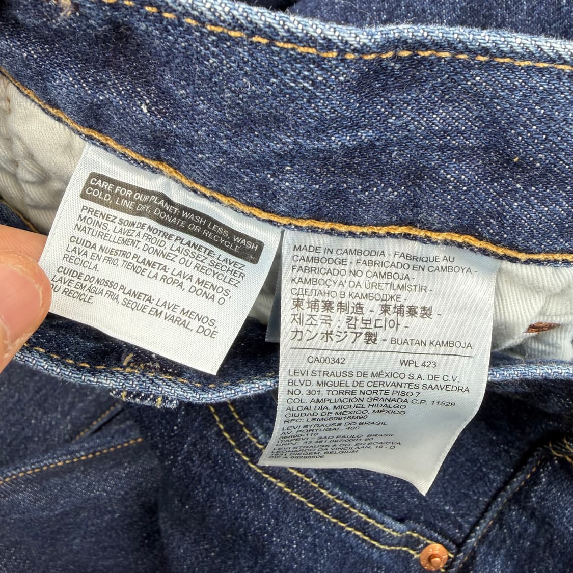 리바이스 501 93 스트레이트 데님 상품이미지5