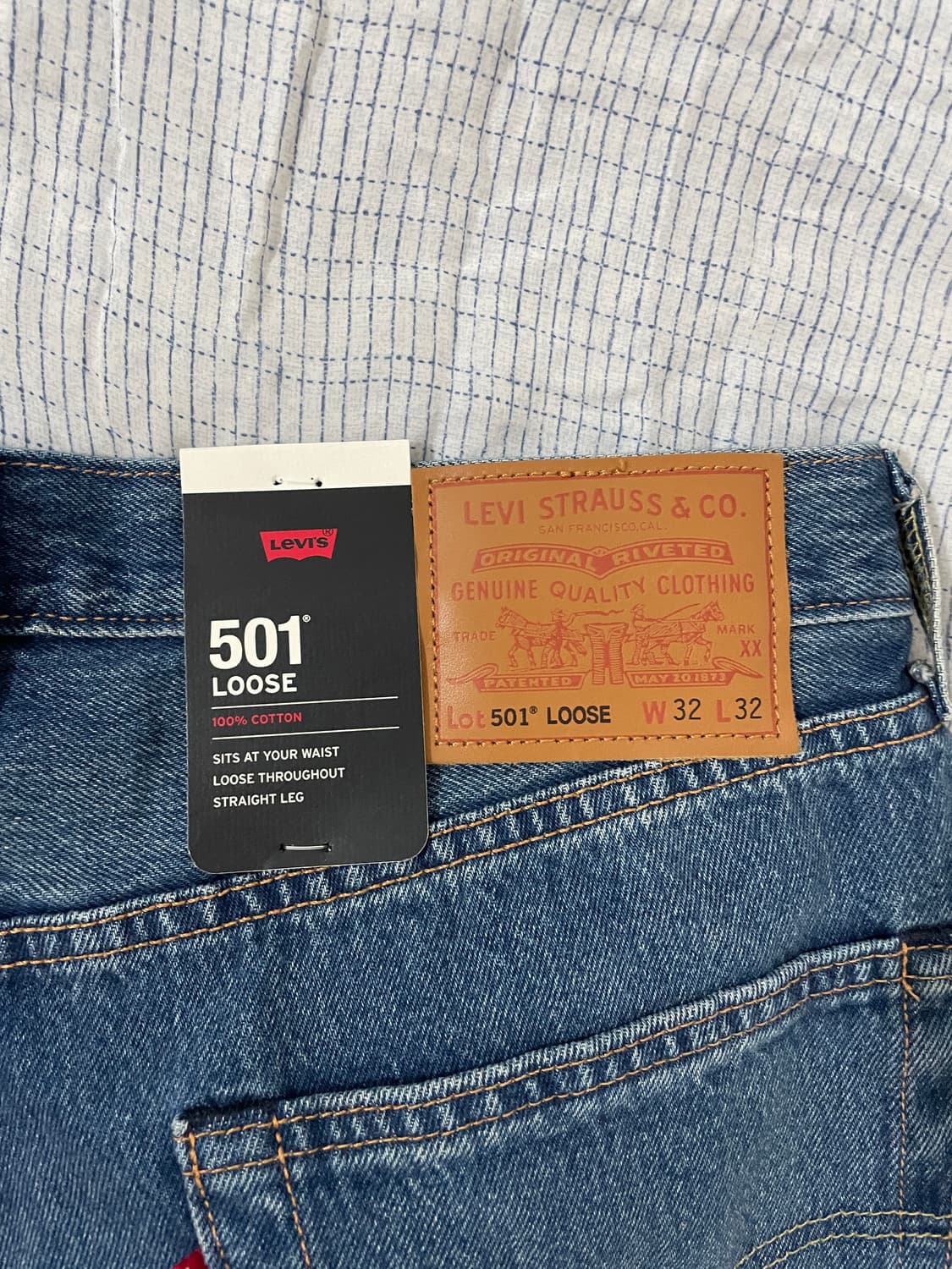 리바이스 501 루즈핏 W32 L32(착샷있음) 상품이미지1