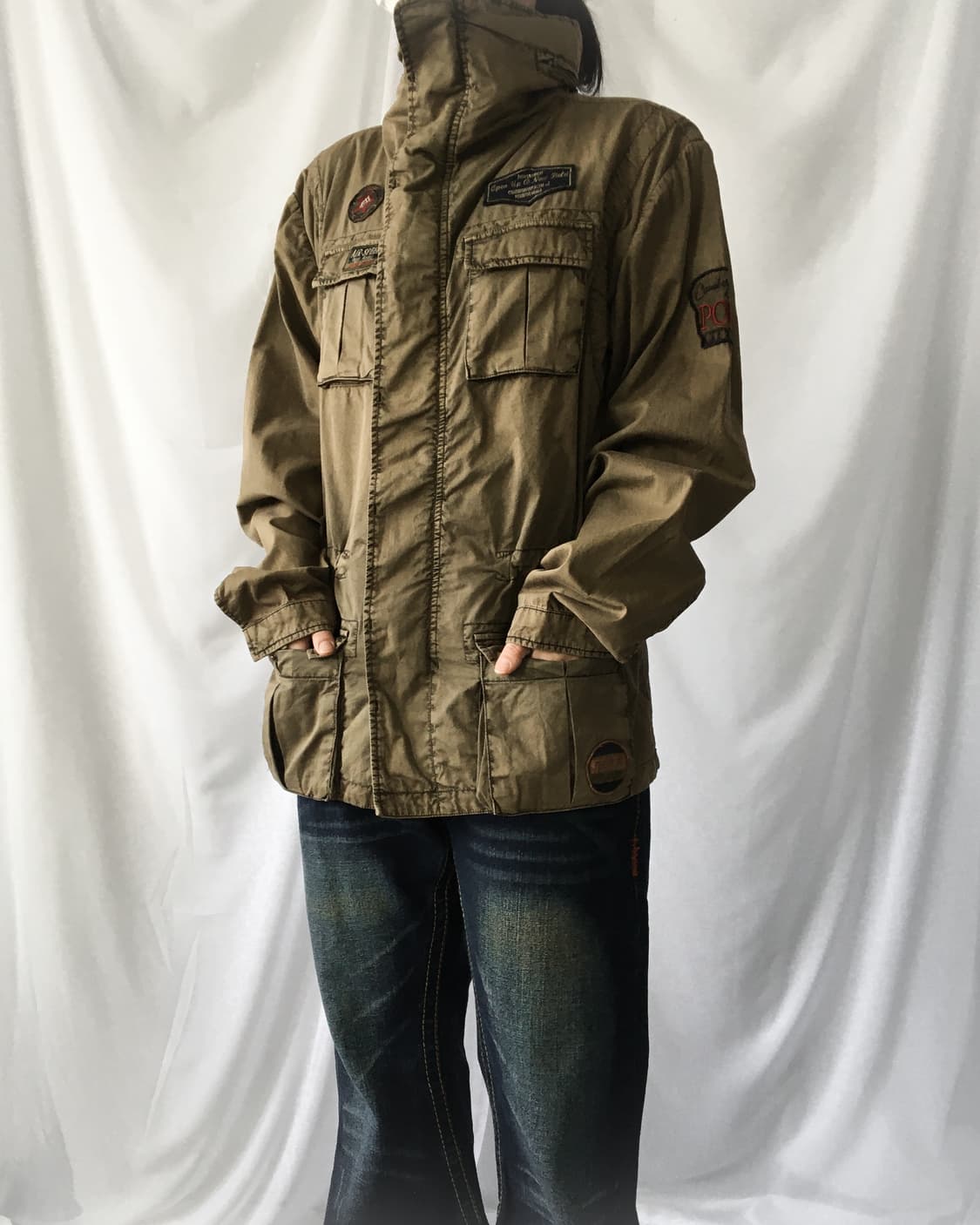 High neck filed jacket 상품이미지5