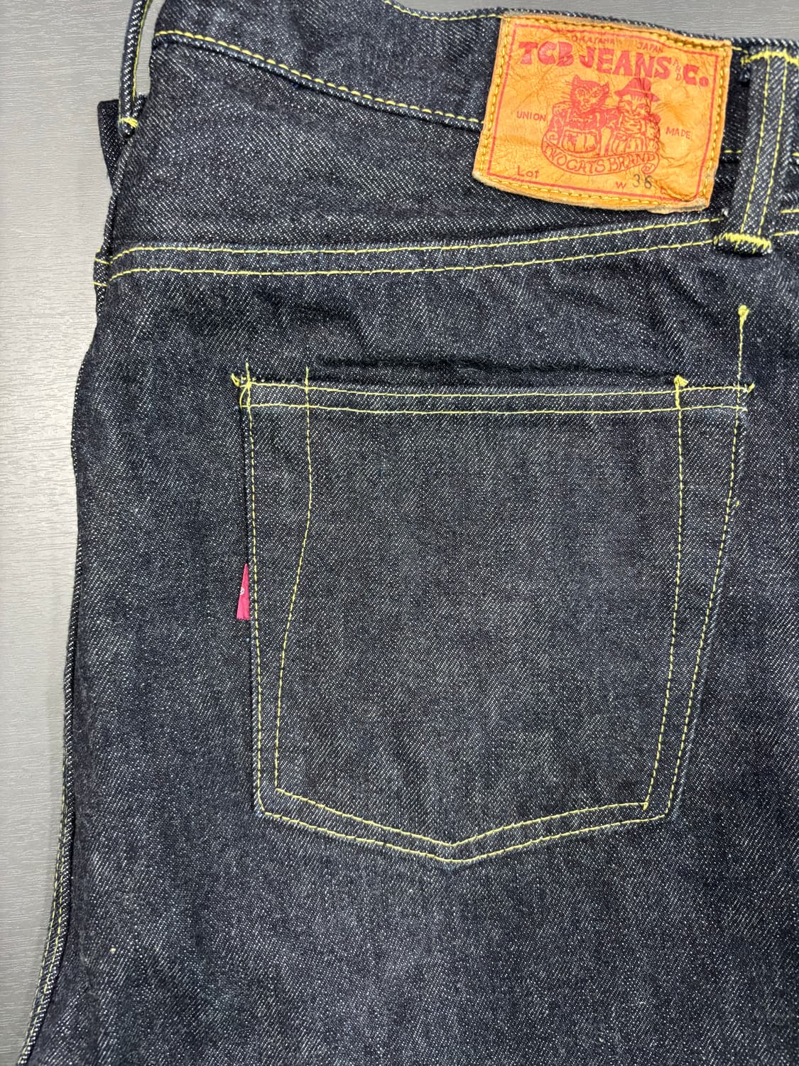 TCB S40's Jeans one wash 셀비지 데님 상품이미지8
