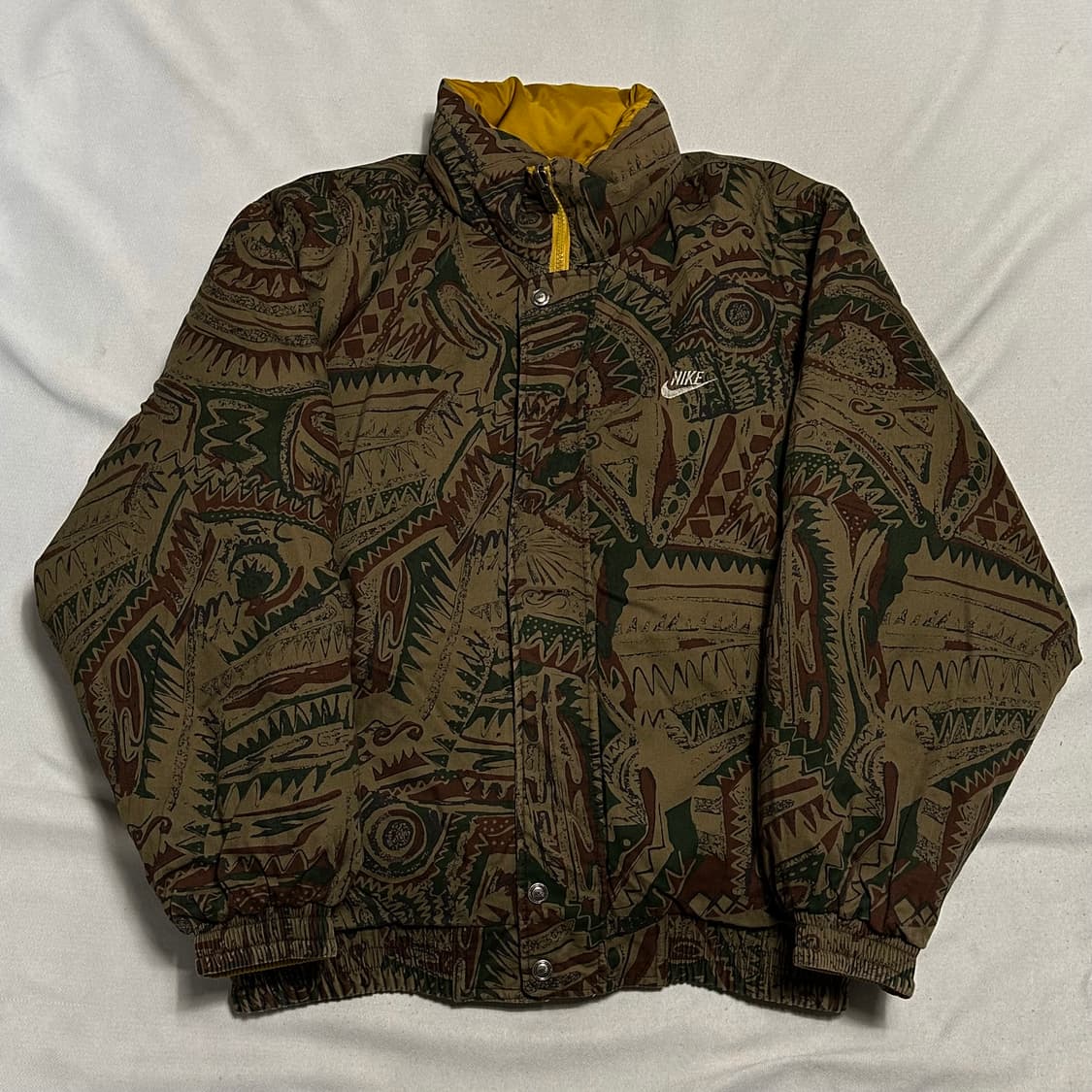 100 나이키 90s 삼나스포츠 리버시블 올드스쿨 구스다운 패딩 상품이미지2