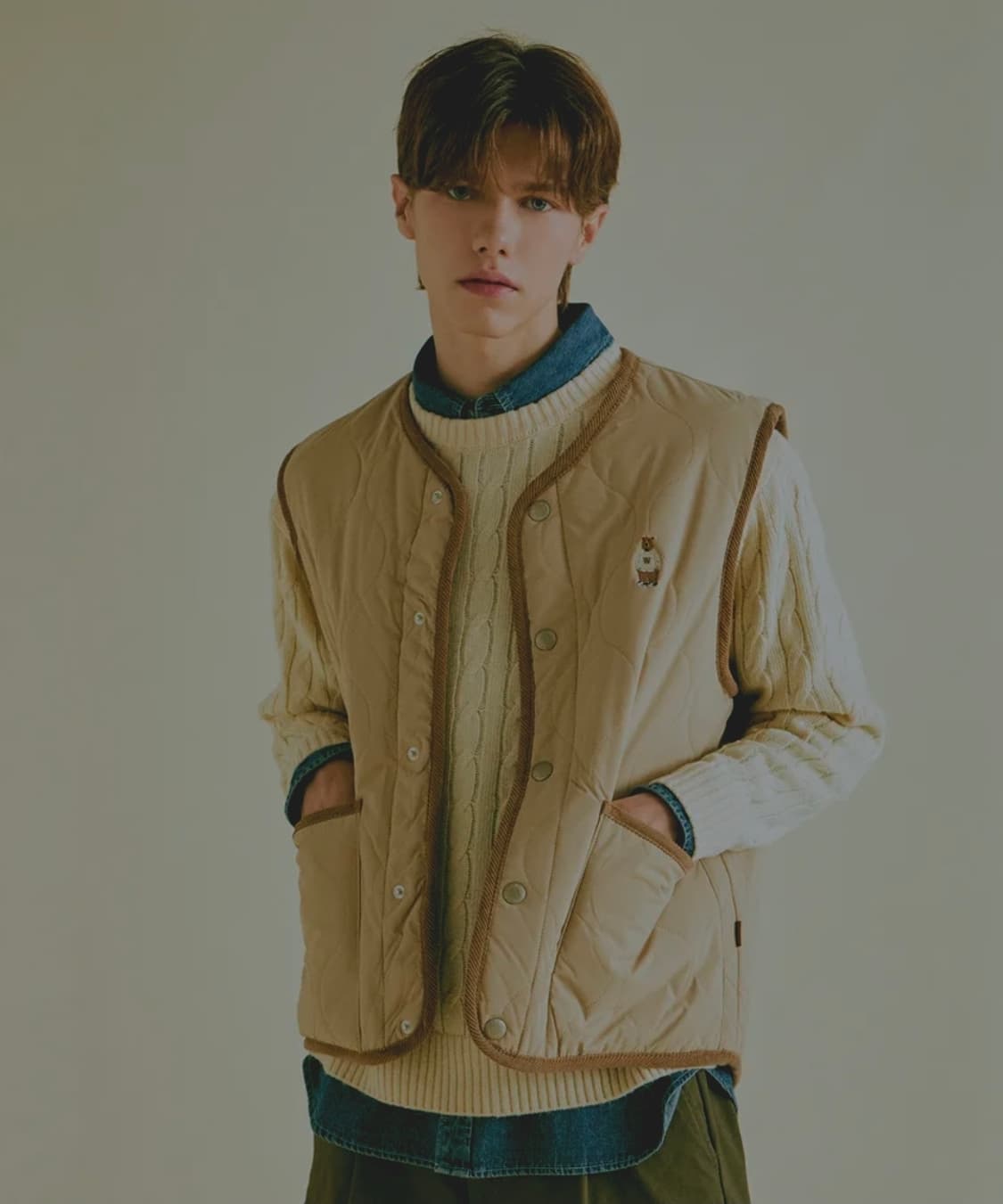 XL ) 후아유 스티브 퀼팅 베스트 상품이미지1