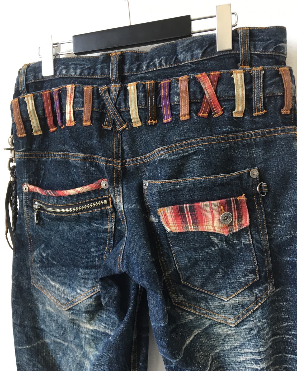 Double waist washing denim pants 상품이미지6
