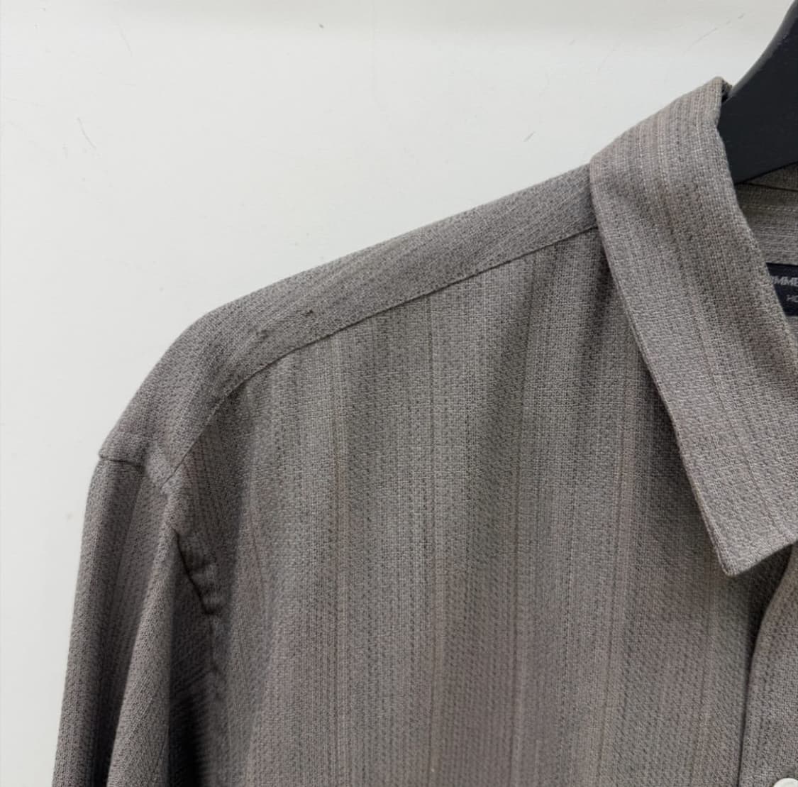 00s 꼼데가르송 옴므플러스 오버 사이즈 스트라이프 셔츠 상품이미지4