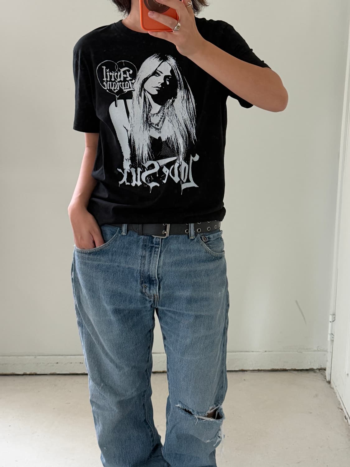 Avril Lavigne 에이브릴 라빈 빈티지 반팔티 상품이미지2