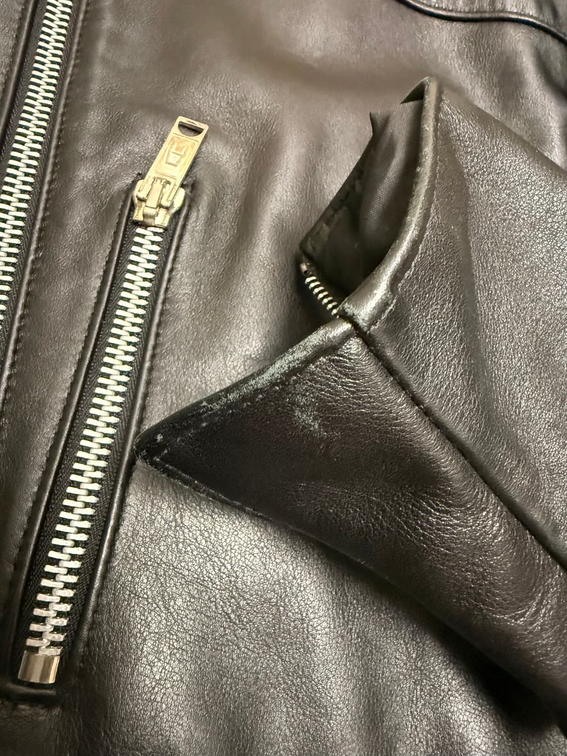 666 가죽 라이더 자켓 32 사이즈 상품이미지7