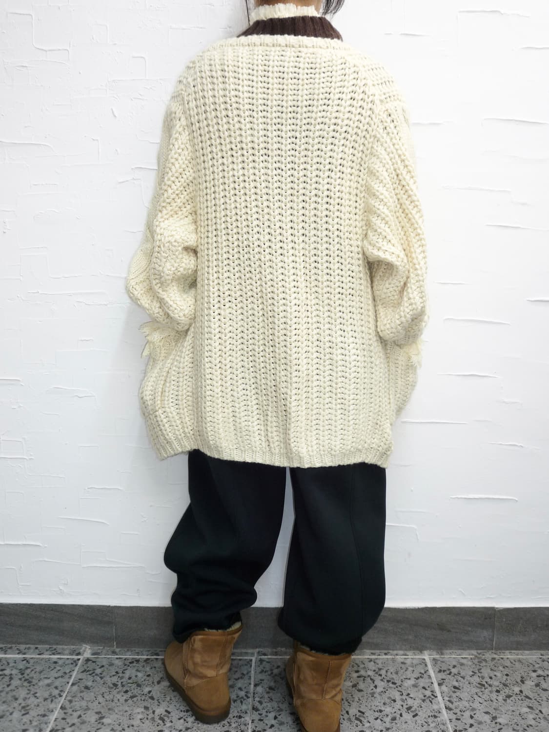 cozy ivory over cardigan 상품이미지5