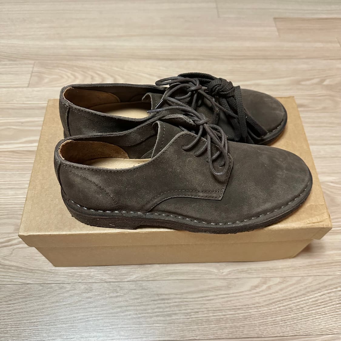 드레익스 웨이포드 더비 플레인 슈즈 UK6 다크 브라운 상품이미지3