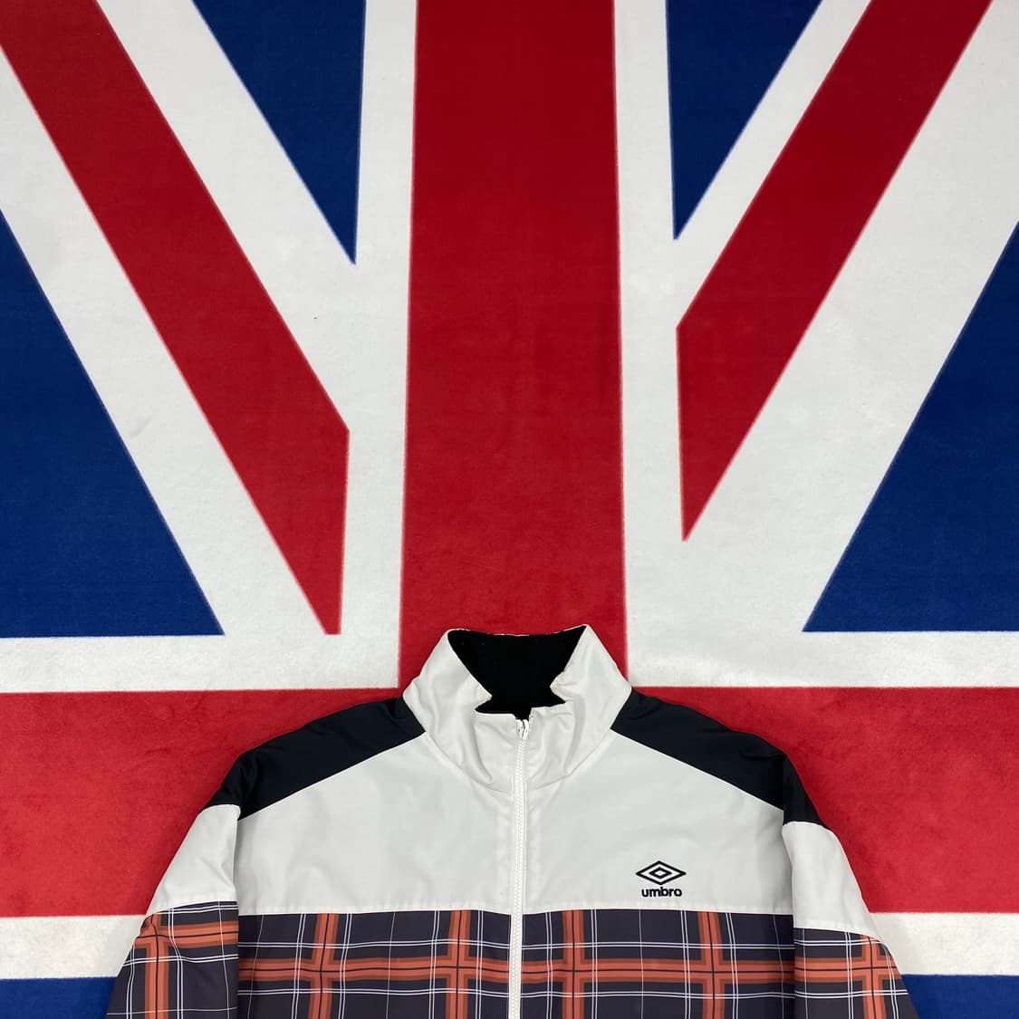 엄브로 빅로고 리버시블 자켓 95 실측 L 상품이미지2