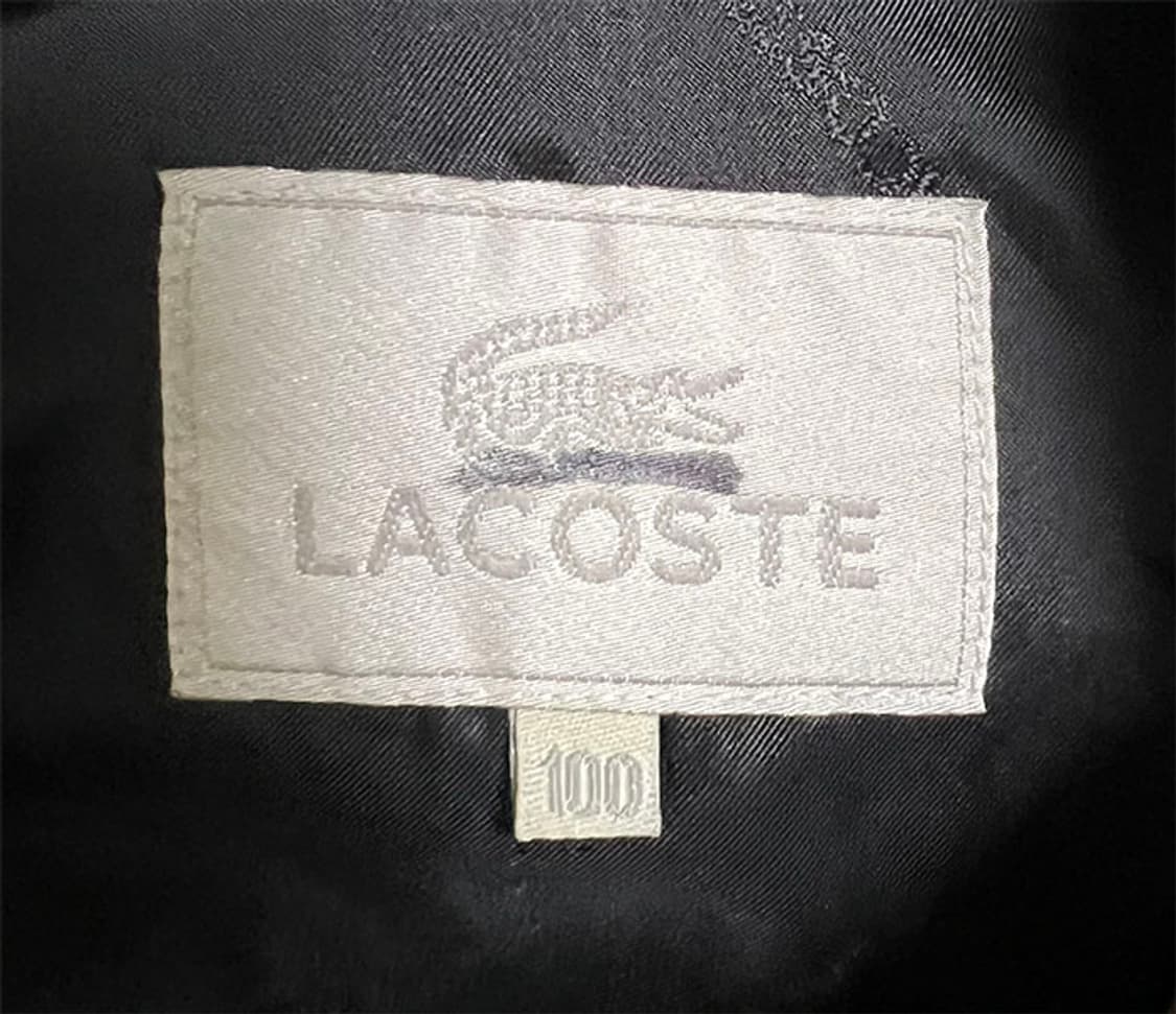 라코스테 남자 모직 블루종 캐시미어함유 블랙 L 100 상품이미지4