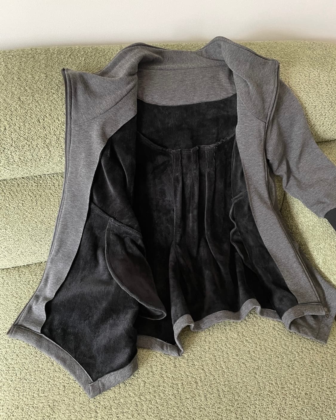 wide half neck zip-up 상품이미지8