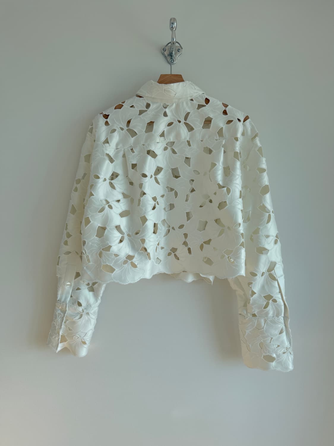 H&M 시스루 패턴 셔츠 상품이미지5