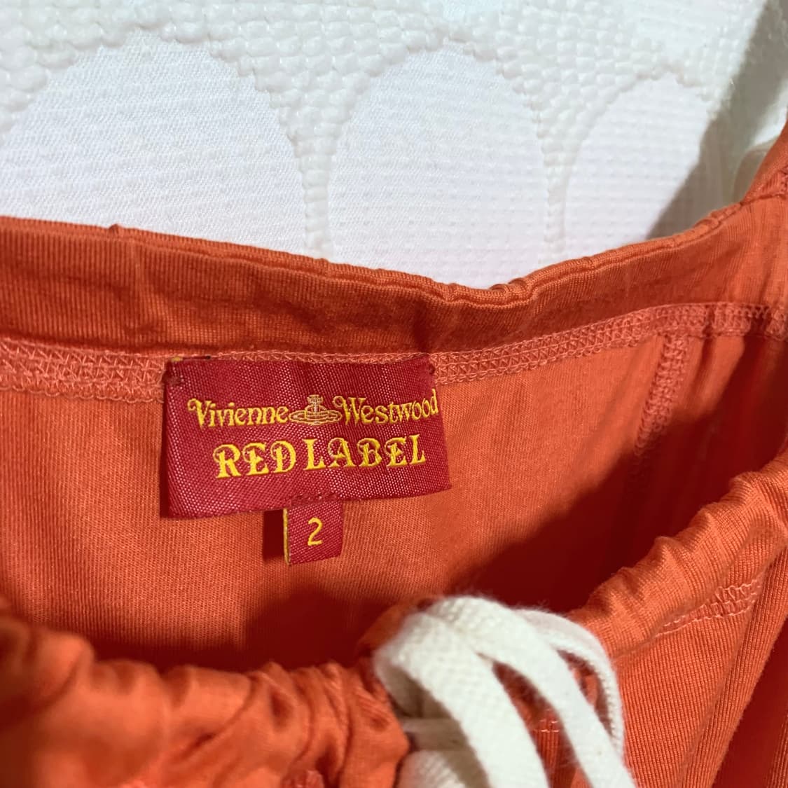 비비안 웨스트우드 오렌지 레이스업 나시 상품이미지7