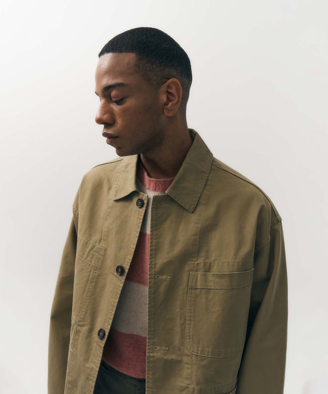 아웃스탠딩 프렌치 워크 자켓 베이지 M 남자 봄자켓 상품이미지1