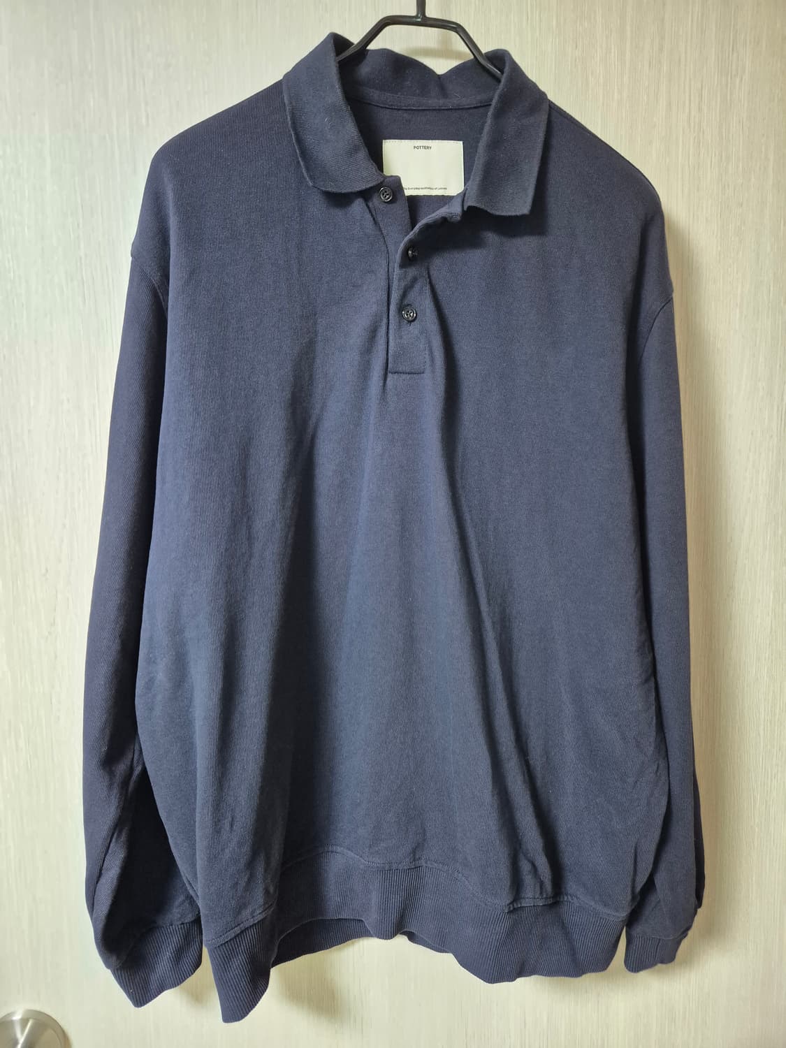 Pottery 포터리  캄포트 폴로 스웻셔츠  카라 맨투맨 긴팔 3사이즈 상품이미지1