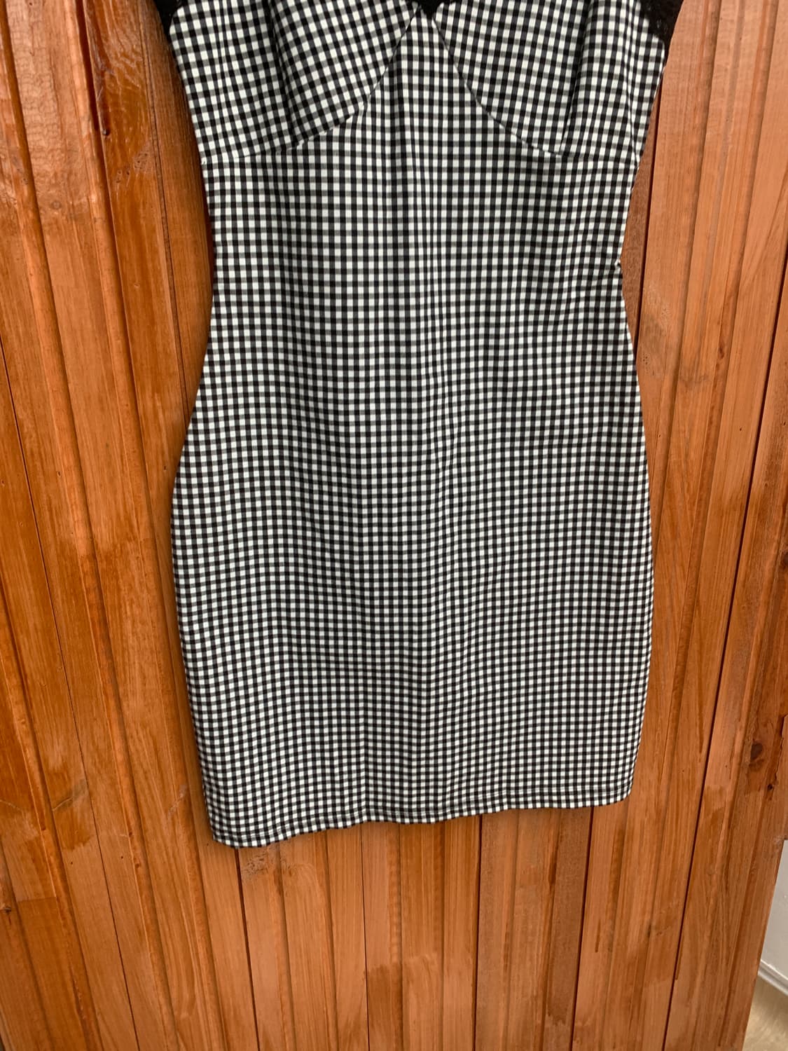 Check Lace Mini Dress 상품이미지6