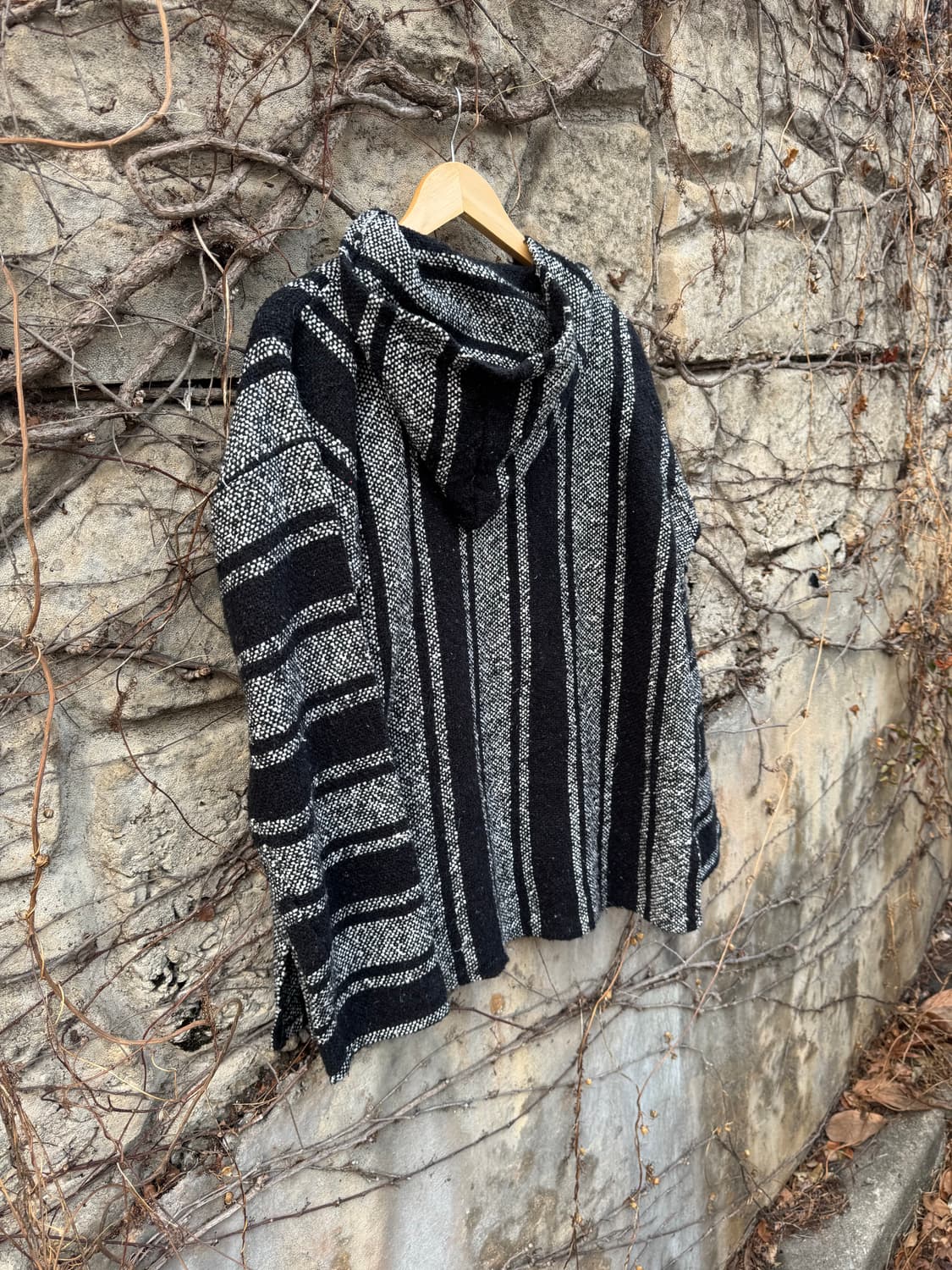 멕시코 핸드 우븐 블랑켓 후디 후드티 상품이미지4